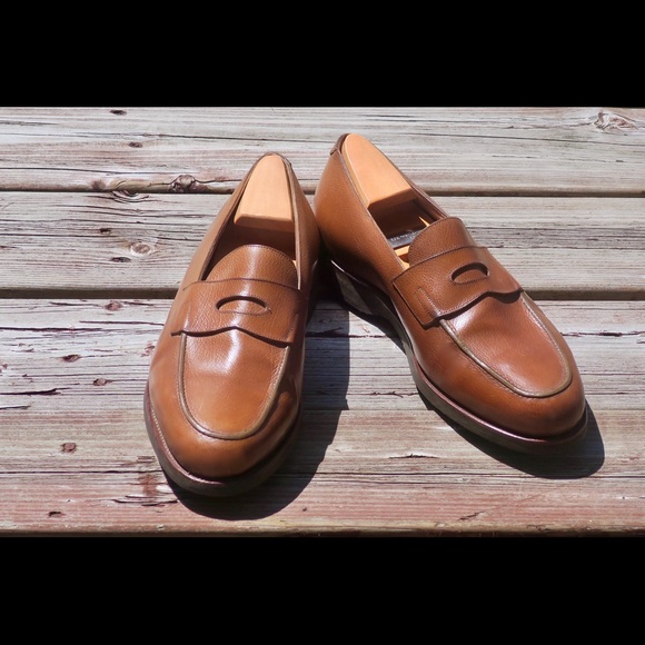 John Lobb Lopez loafers havana brown leather - Picture 2 of 4